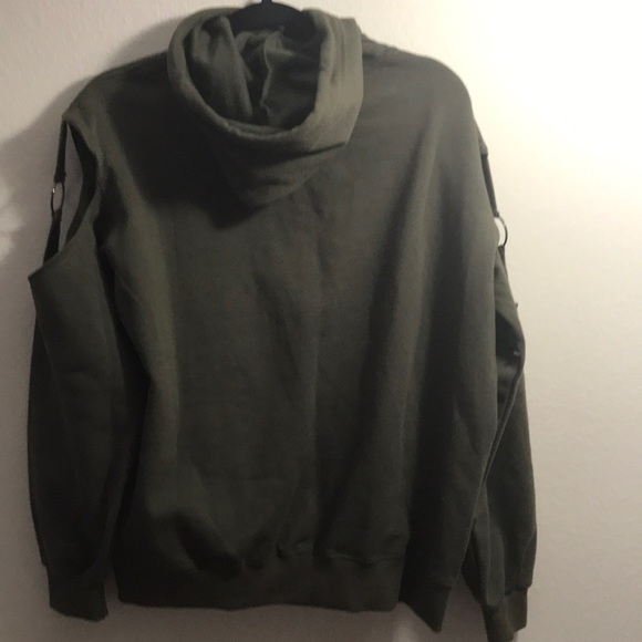 NWT🎈LF oversized open shoulders hoodie/dress - Picture 6 of 7